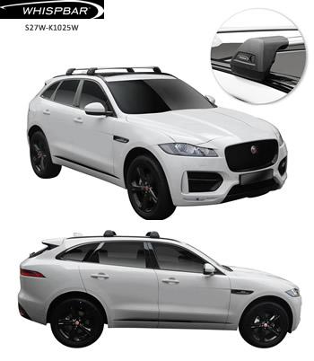 Jaguar F-Pace Yakima Whispbar roof racks